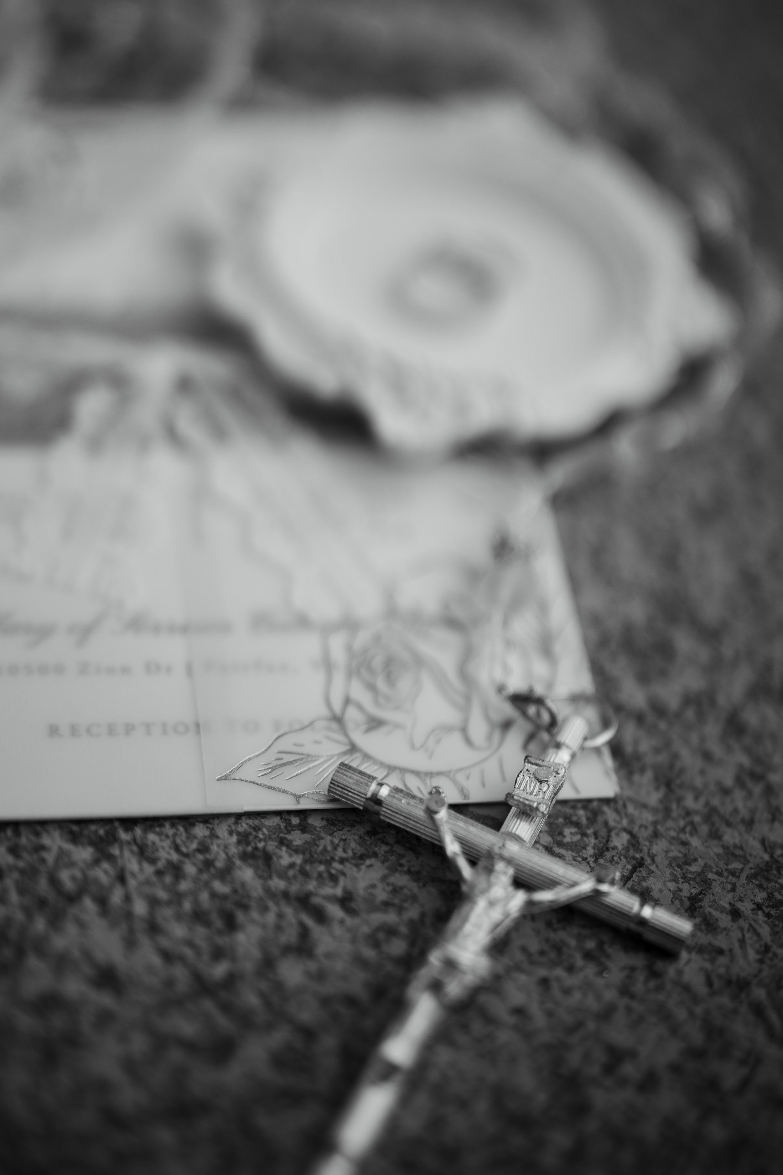 Catholic wedding portrait