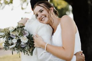 Catholic wedding portrait