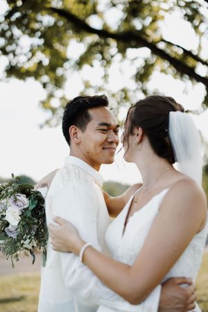 Catholic wedding portrait