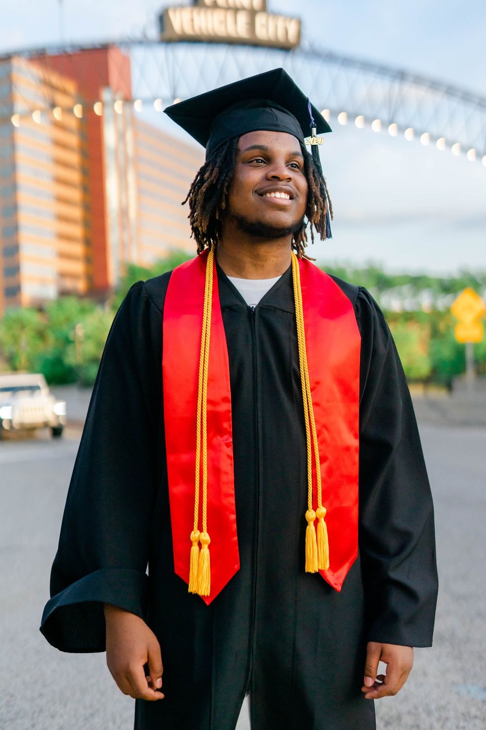 Downtown Flint Michigan Senior Session