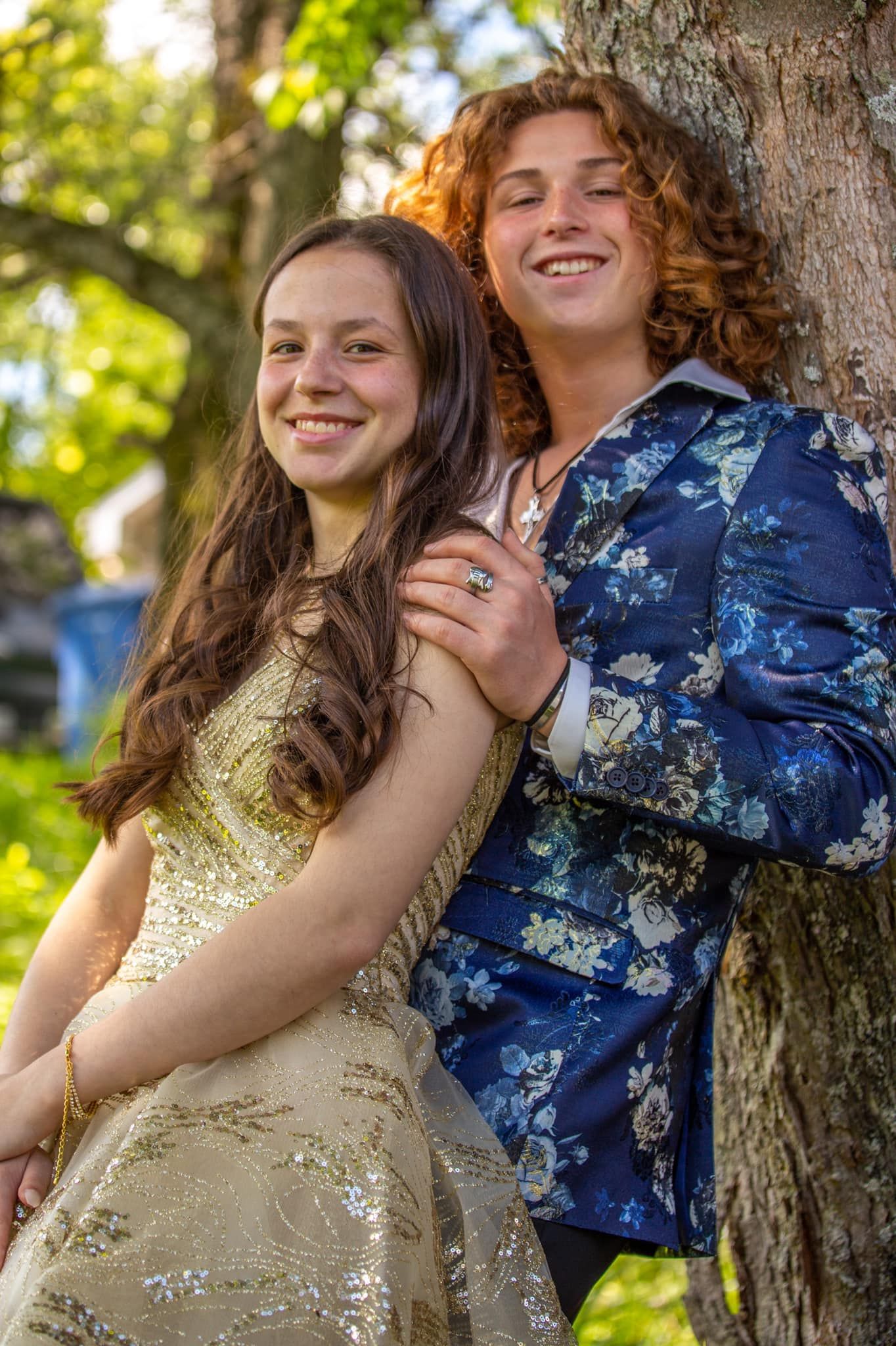photo portrait de bal de finissant