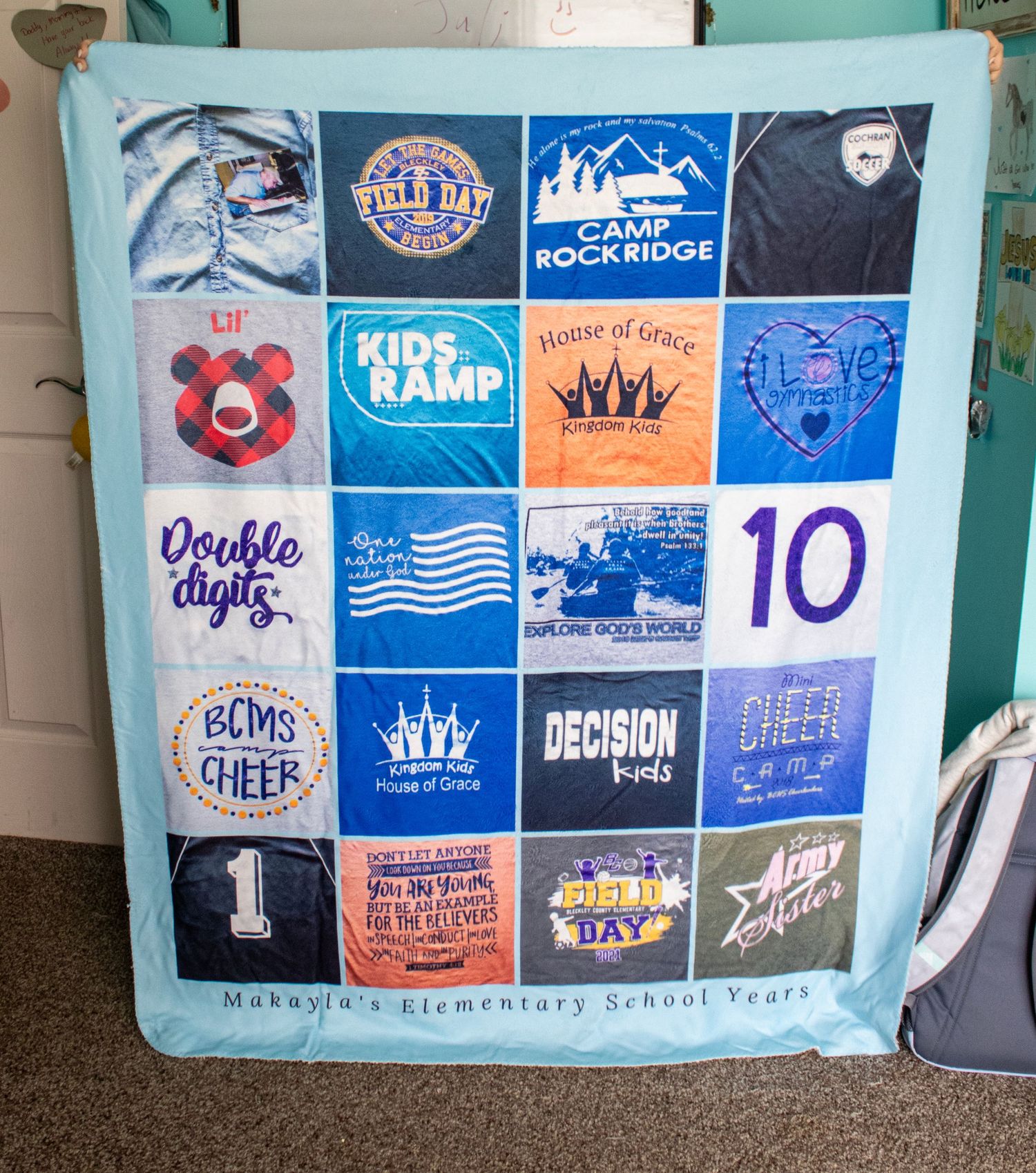Picture of a T-Shirt blanket