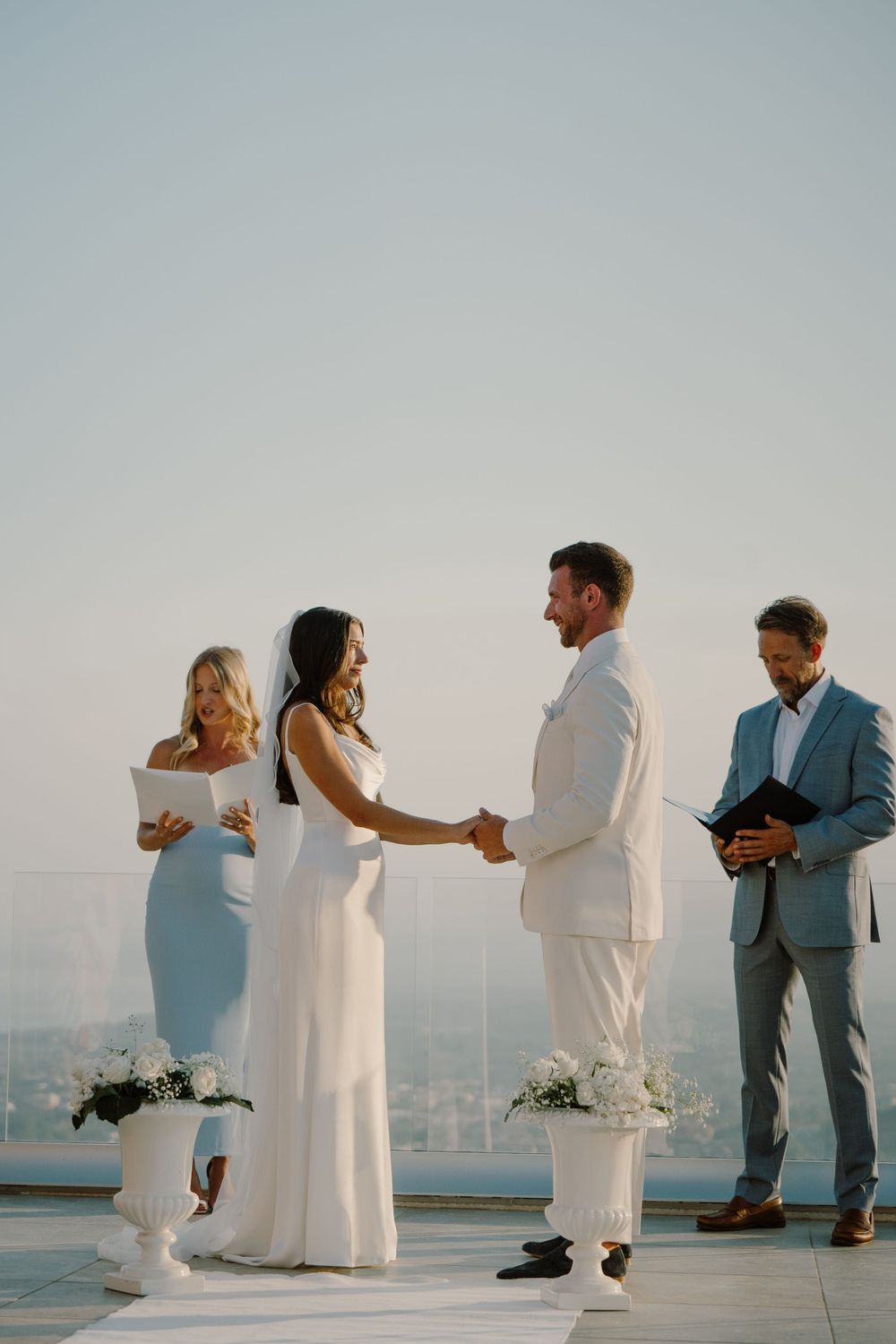 Wedding ceremony in Taormina, Sicily