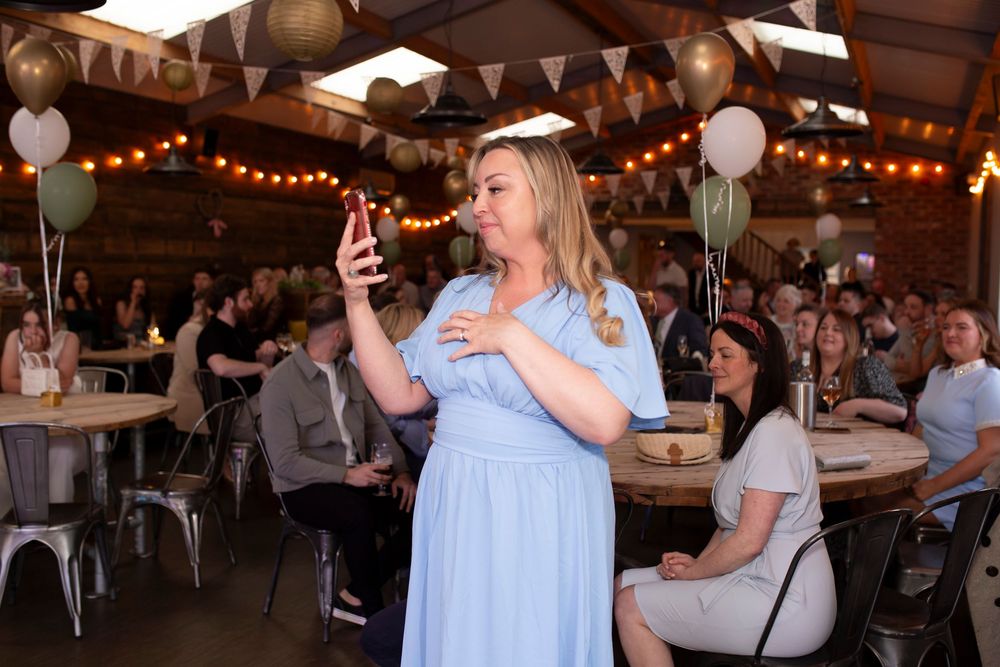 Wedding reception & 40th birthday party at The Hayloft Widnes Great Sankey Photographed by Little Wonderland Photography