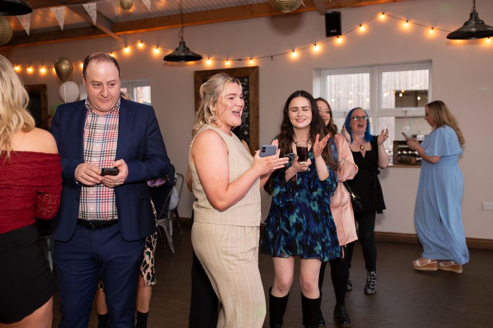 Wedding reception & 40th birthday party at The Hayloft Widnes Great Sankey Photographed by Little Wonderland Photography