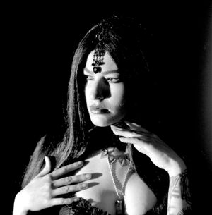 Anna Georgia (UK Model) photographed during Shoot 4 of Project Vampirique #projectvampirique with necklace & earrings by revivify_2018