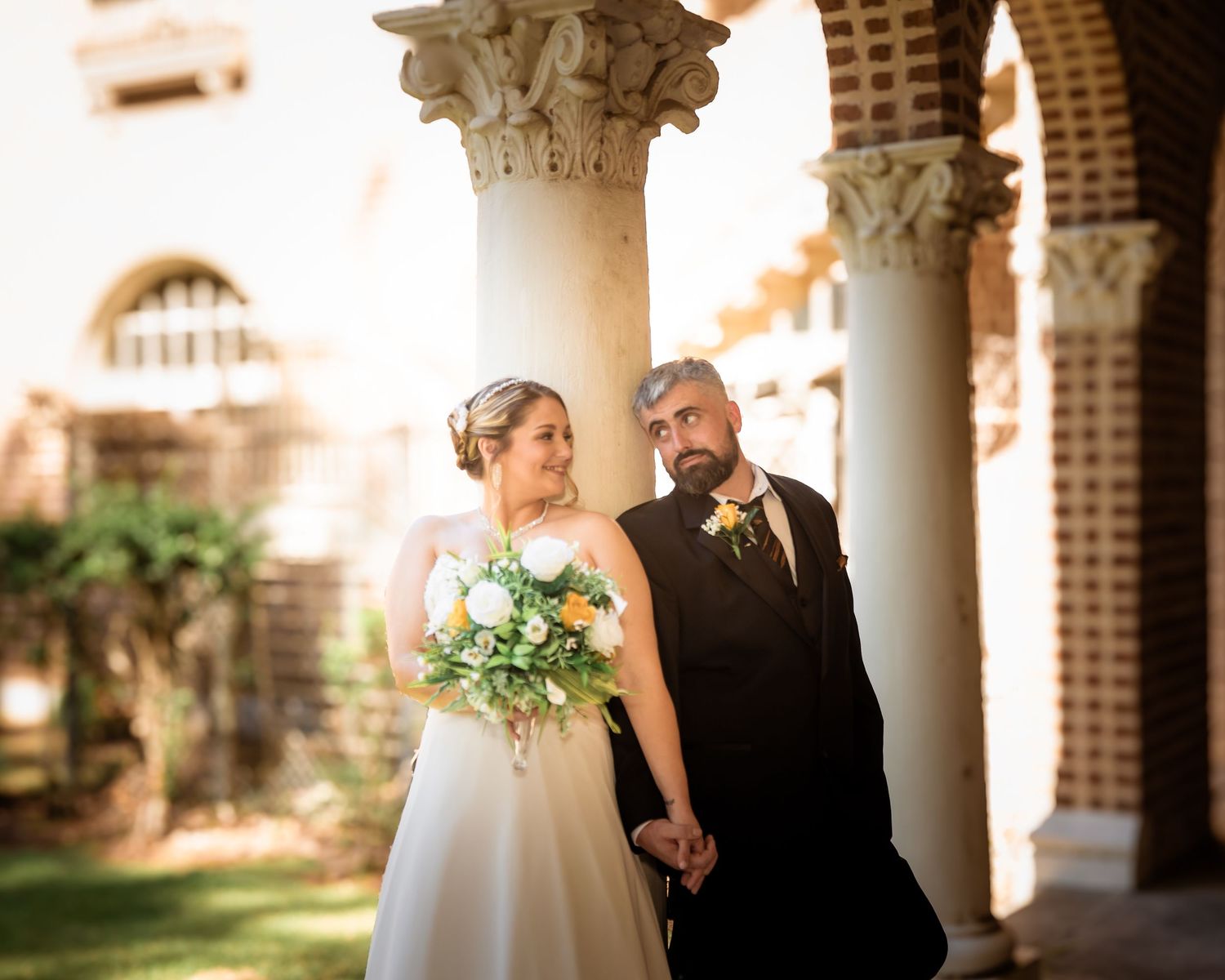 Bride & groom first look