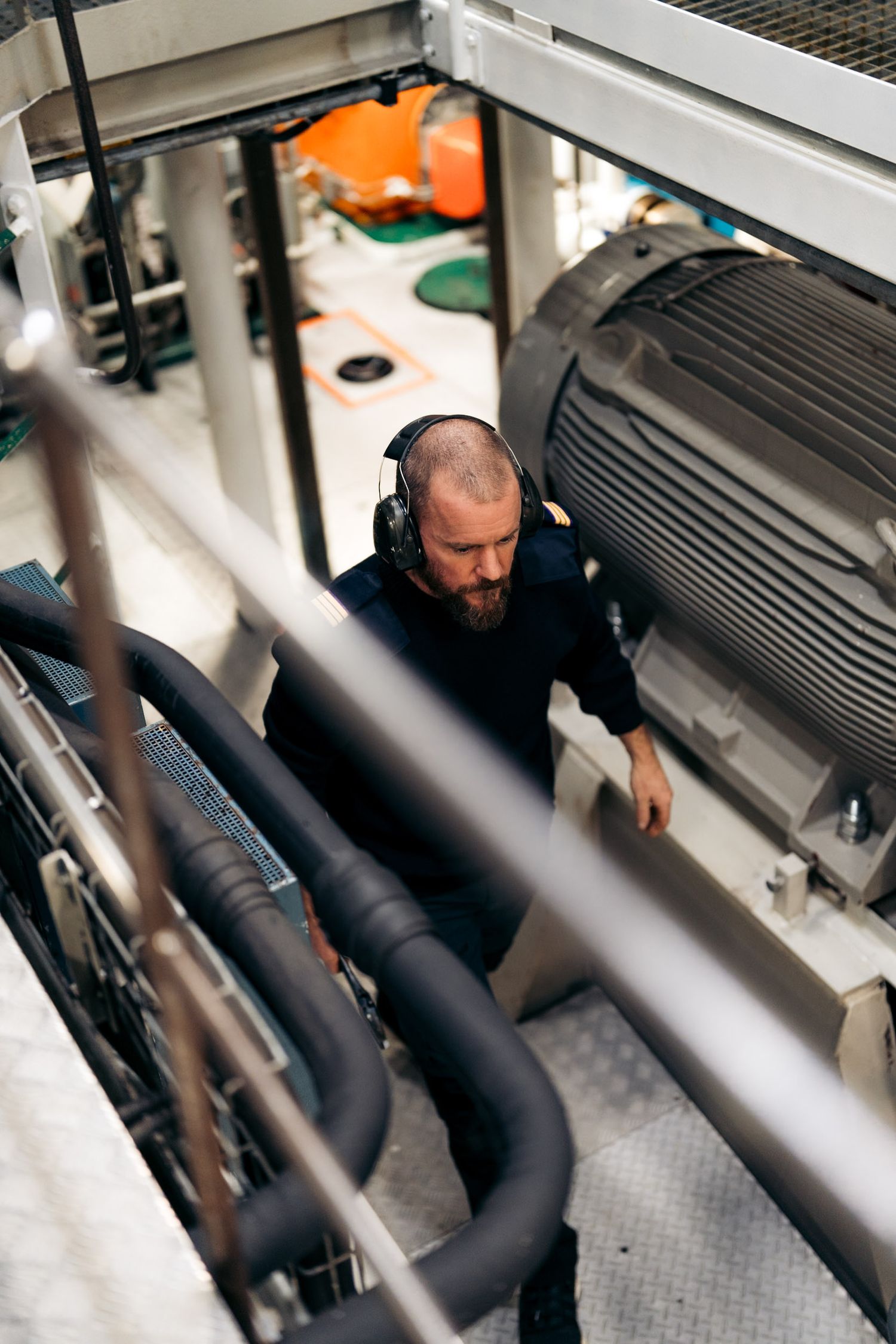 chef mécanicien du bateau de croisière polarfront