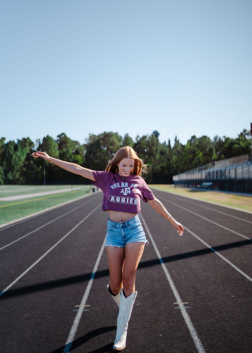 Senior session at Caney Creek High School. Natural light, candid moments, lifestyle photography, graduation photography, senior photography.