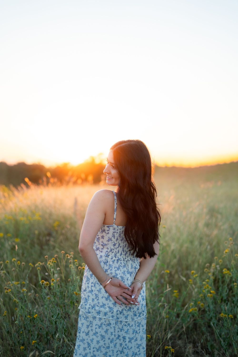 Self-portrait session in Fredricksburg, TX. Natural light, sunset light, candid moments, lifestyle photography, golden hour session.