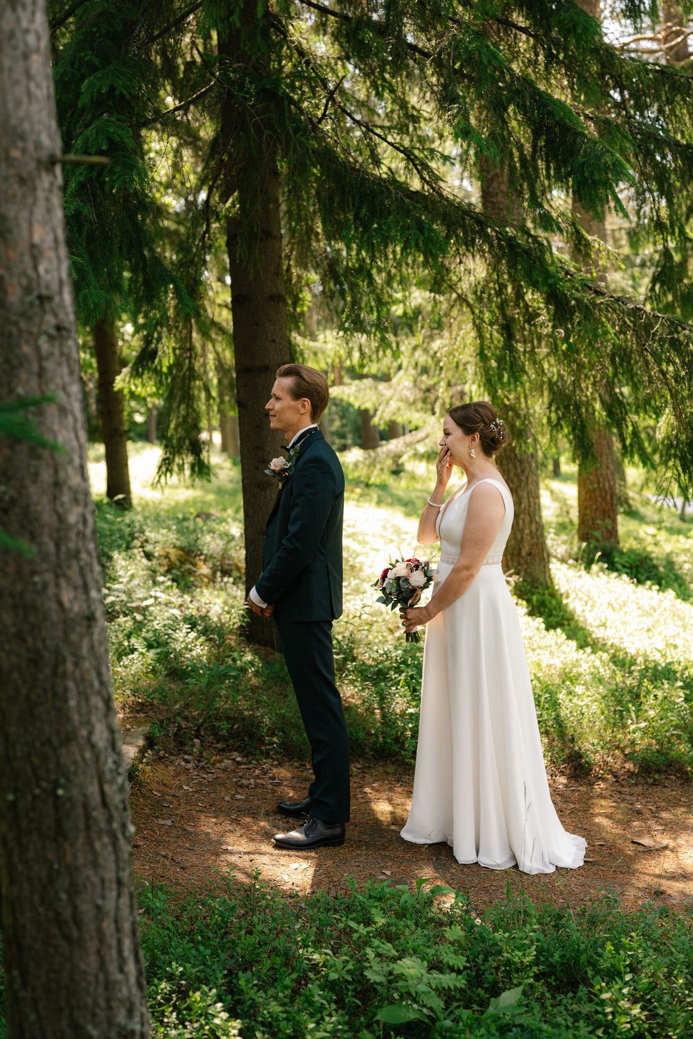 hääkuva, hääpotretti, häävalokuvaus, first look