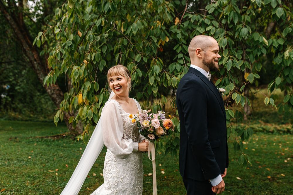 hääkuva, hääpotretti, häävalokuvaus, first look