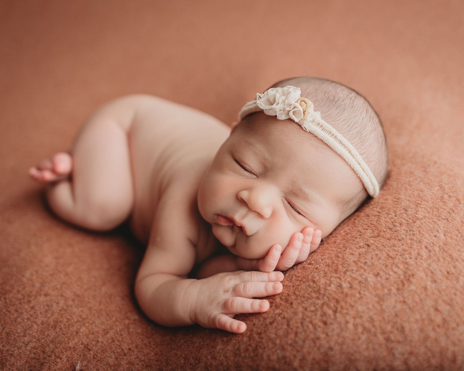 Professional photo of a newborn baby