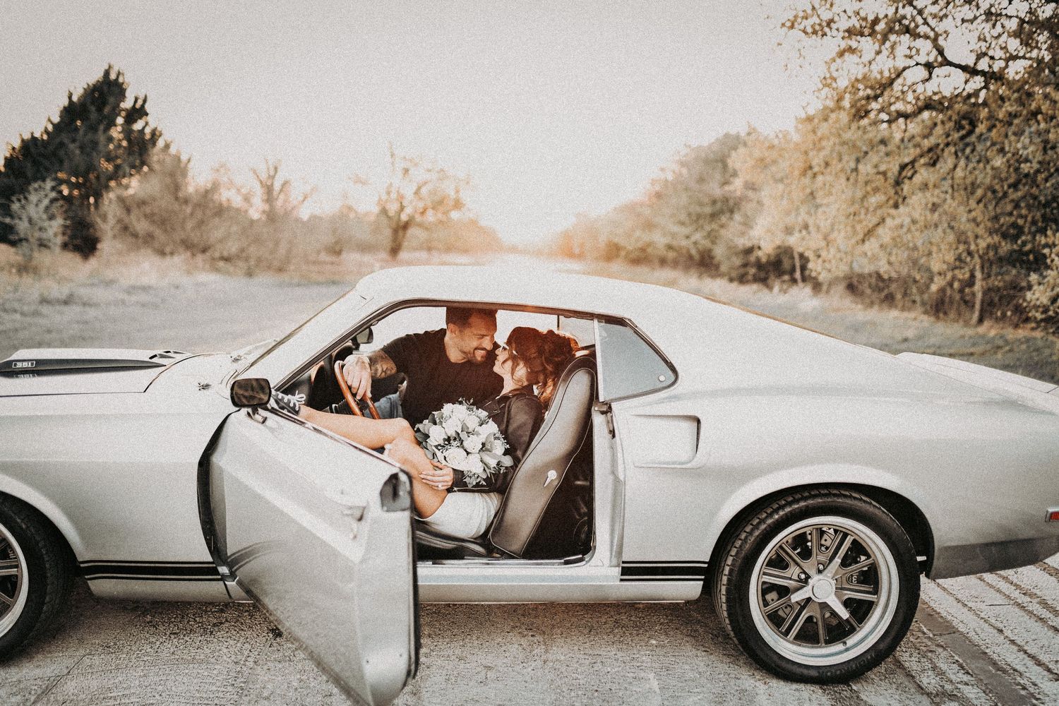 Dallas Fort Worth engagement photos luxury editorial vibe