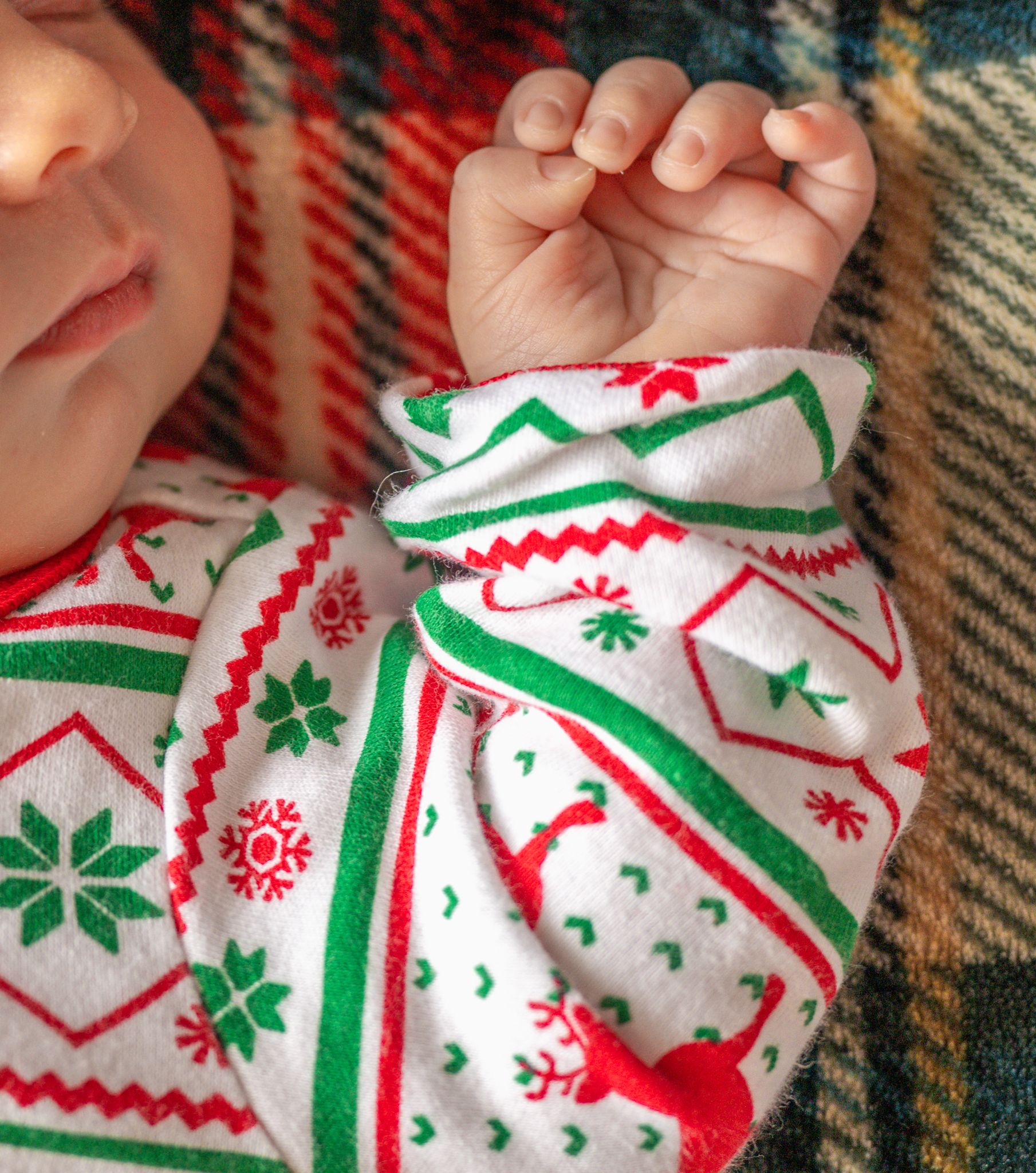 Baby hands.
