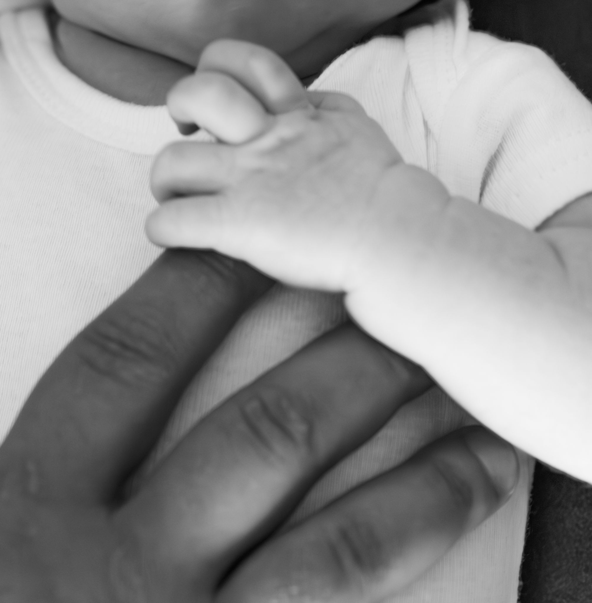 Baby hands.
