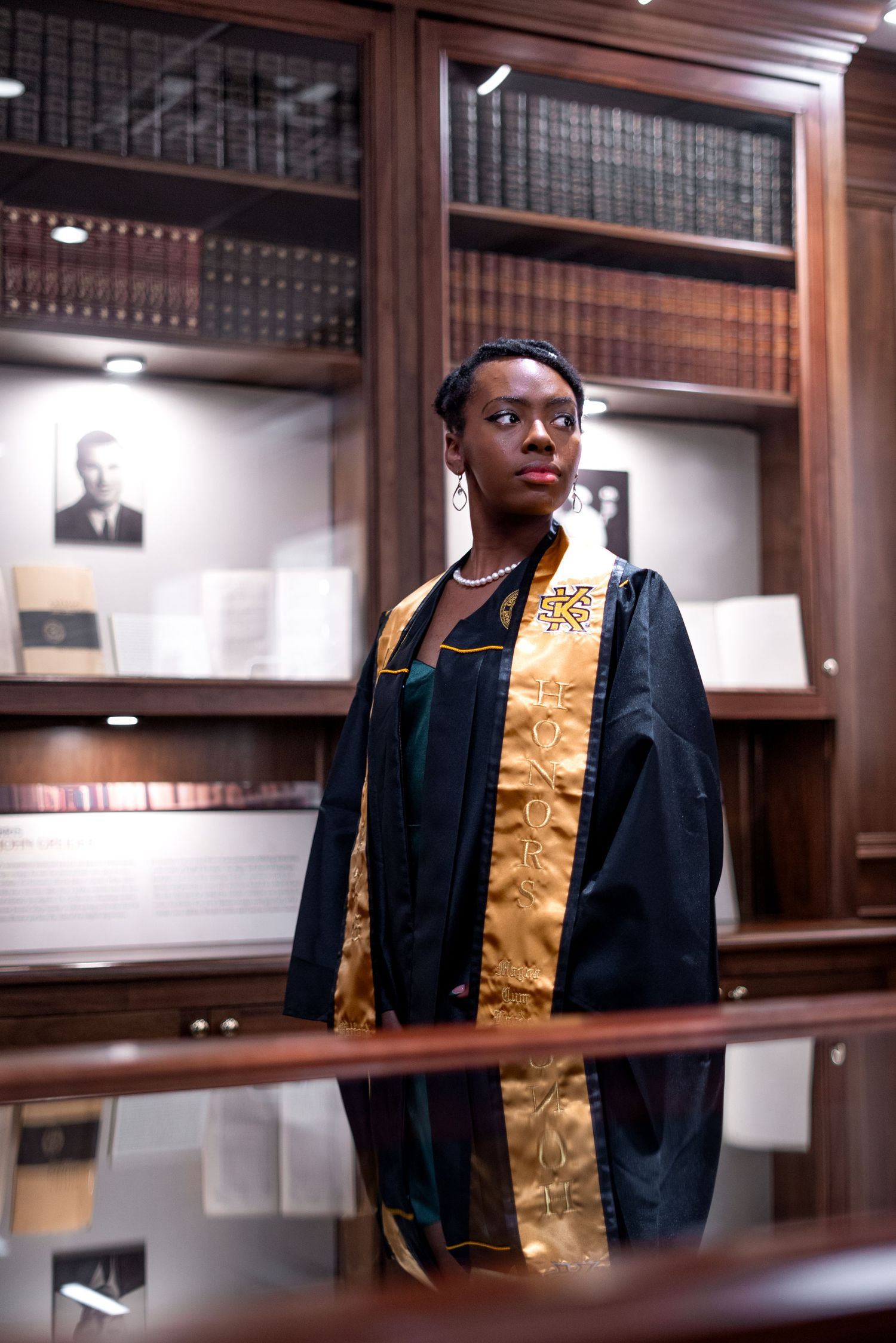 KSU student grad photos in atlanta Georgia before commencement