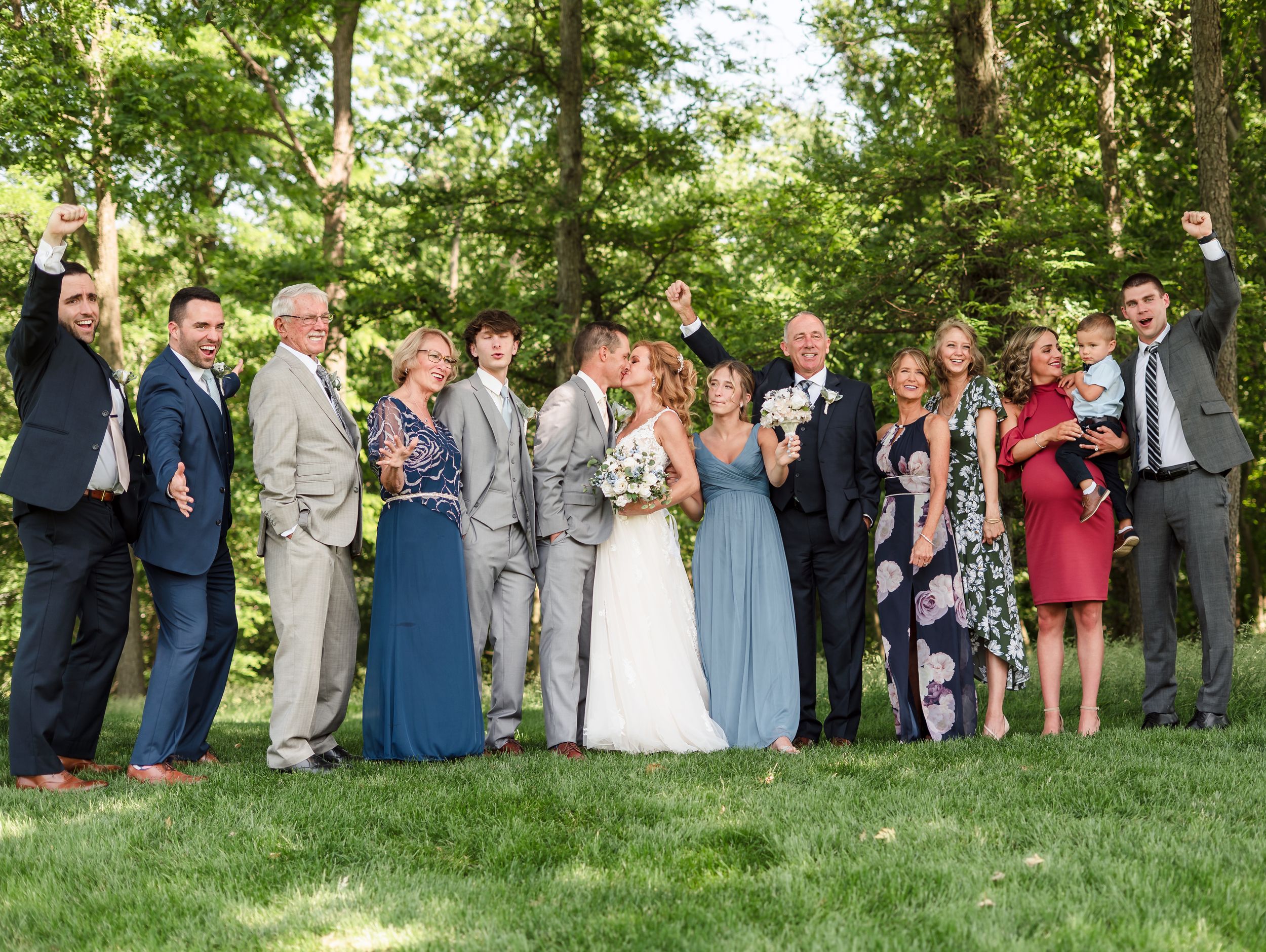Wedding party at Scioto reserve