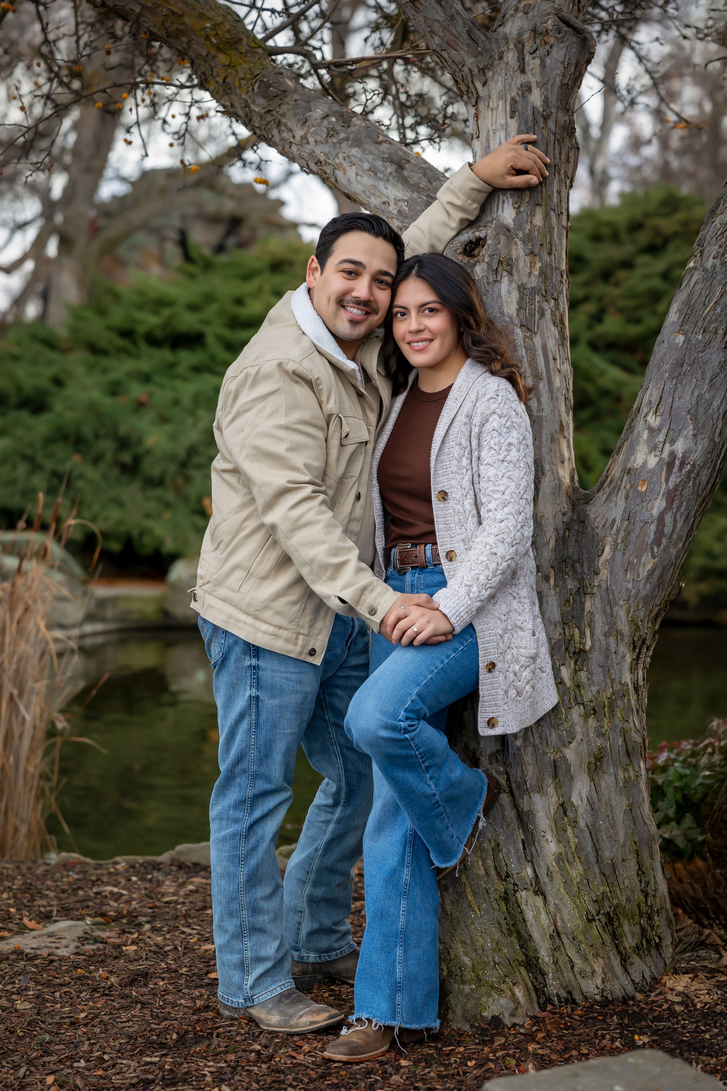Boise Train Depot engagement photos