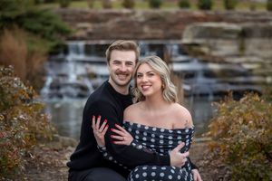 Boise Train Depot engagement photo