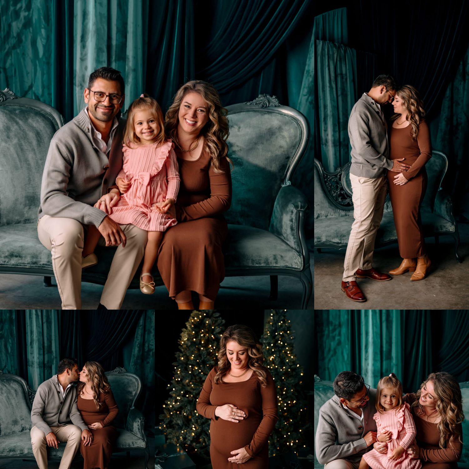 Family photography session in Spring, The Woodlands & Magnolia, TX by Anna Carreno Photography