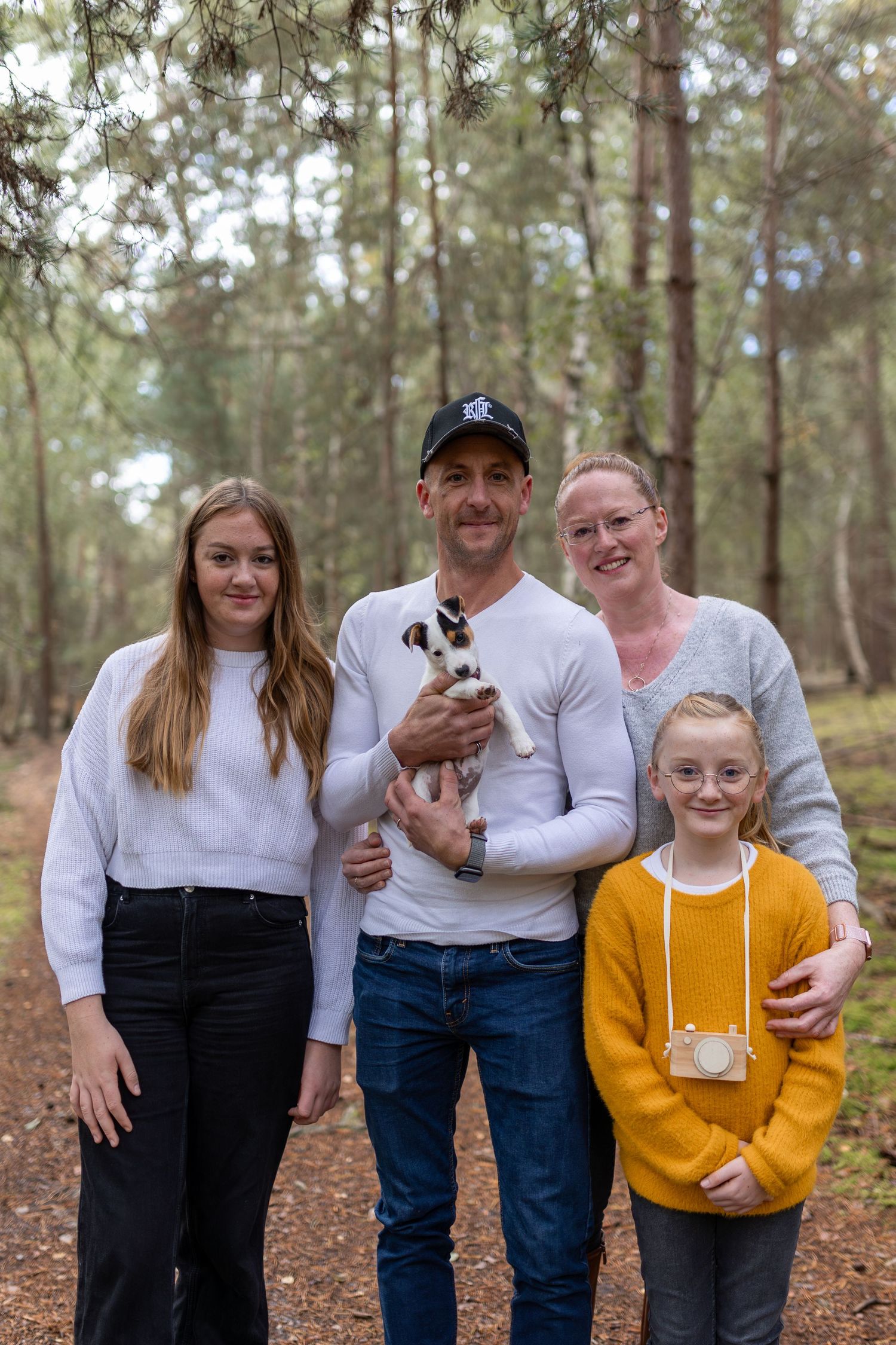 séance photo en famille avec petit chien yvelines 78