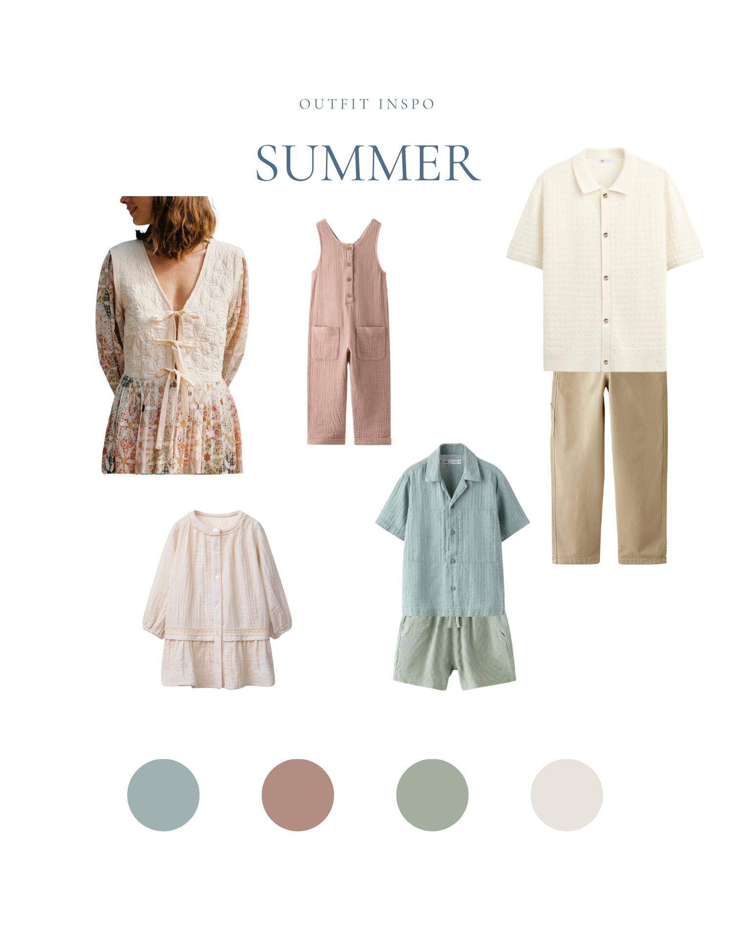 Central Virginia summer photoshoot outfit inspiration.