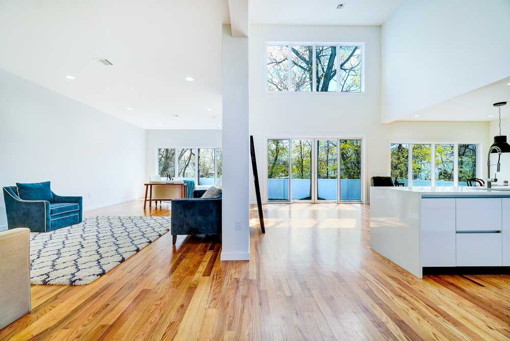 Professional Luxury Real Estate Photography Interior Kitchen and Living Room