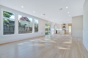 Professional Luxury Real Estate Photography Interior Vacant Living Room Open Concept
