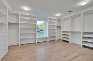 Professional Luxury Real Estate Photography Walk-in Closet Interior