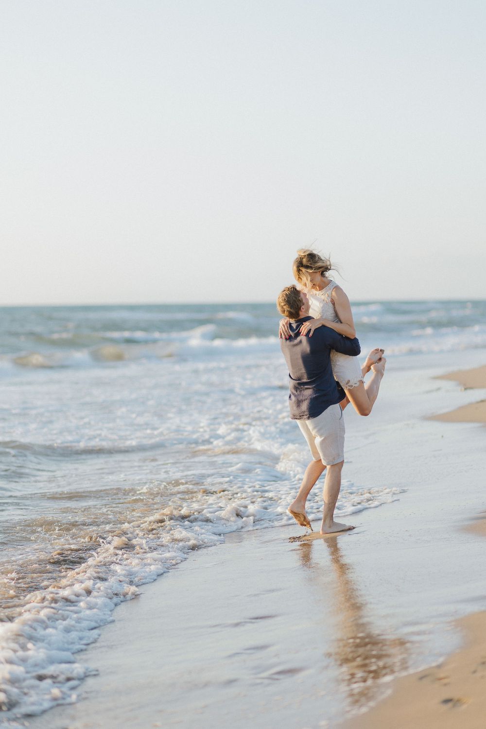 Natural couple portrait captured in soft light