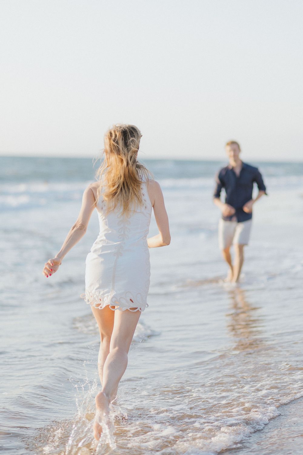 Natural couple portrait captured in soft light