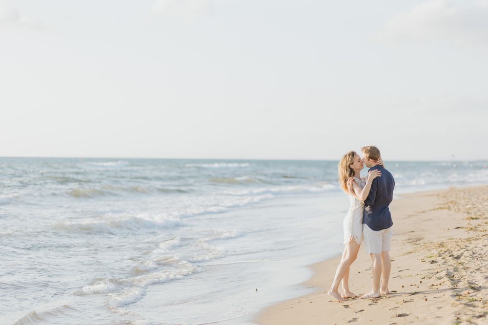 Elegant couple session captured in a timeless style