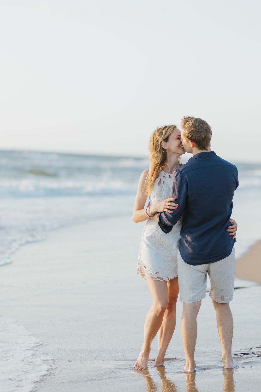 Natural couple portrait captured in soft light