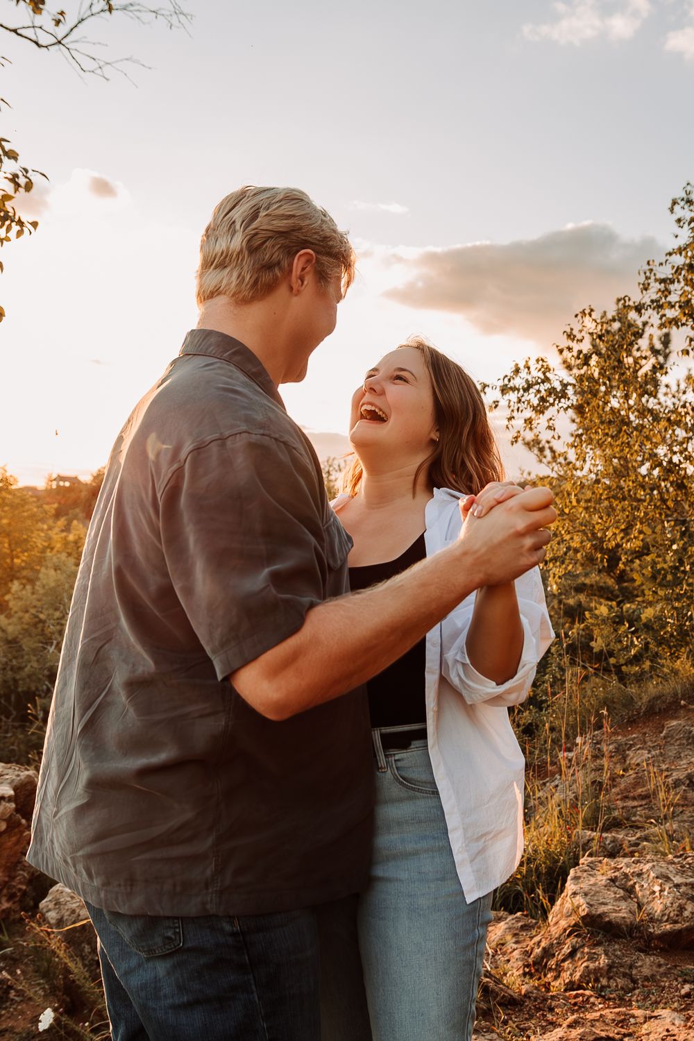 Grandad Bluff engagement photos