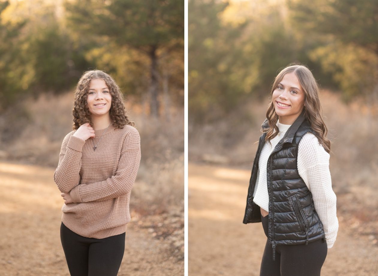 Family of 8 Late Fall Session with Evergreens by Bartlesville Photographer Kristi Bray