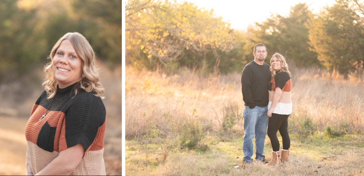 Family of 8 Late Fall Session with Evergreens by Bartlesville Photographer Kristi Bray