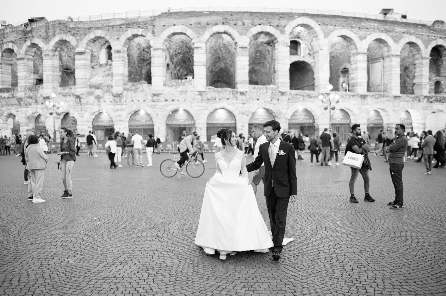 Elegant destination wedding in Verona in Northern Italy