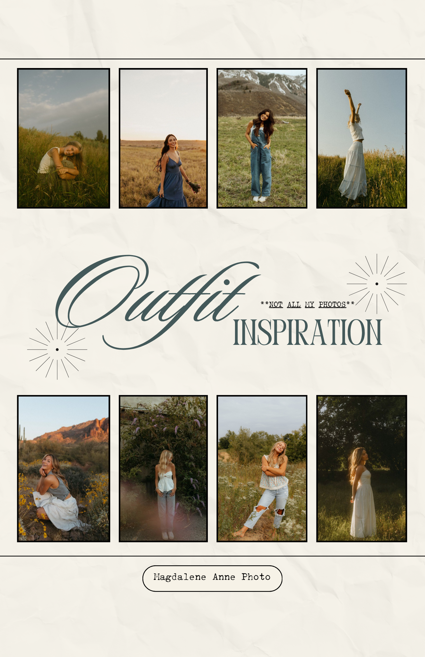 Page layout about hair and makeup tips featuring bright flowers and outdoor photography.