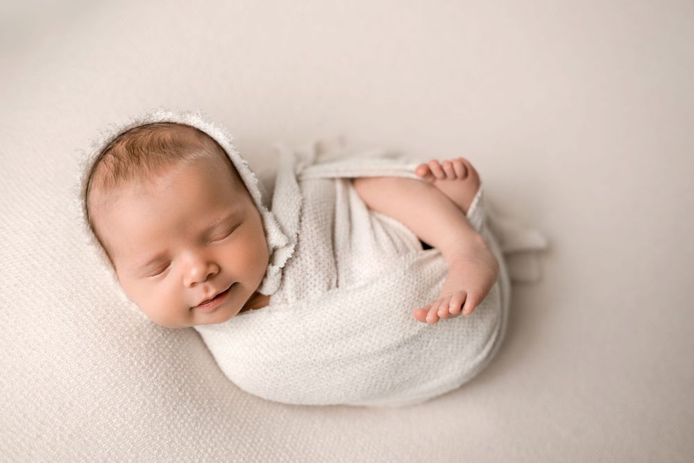 cozy newborn photography