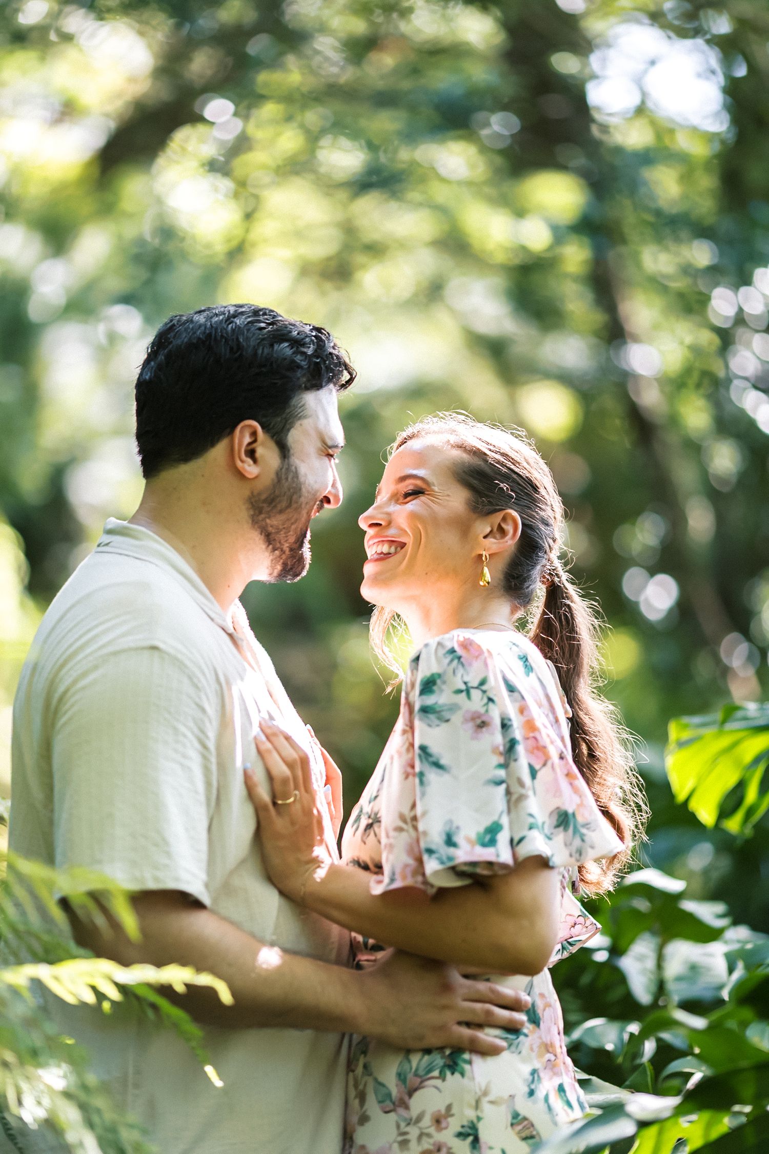 Romantic destination photography in historic Portuguese gardens