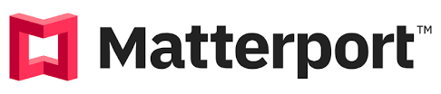 Red Matterport logo with trademark symbol on white background.