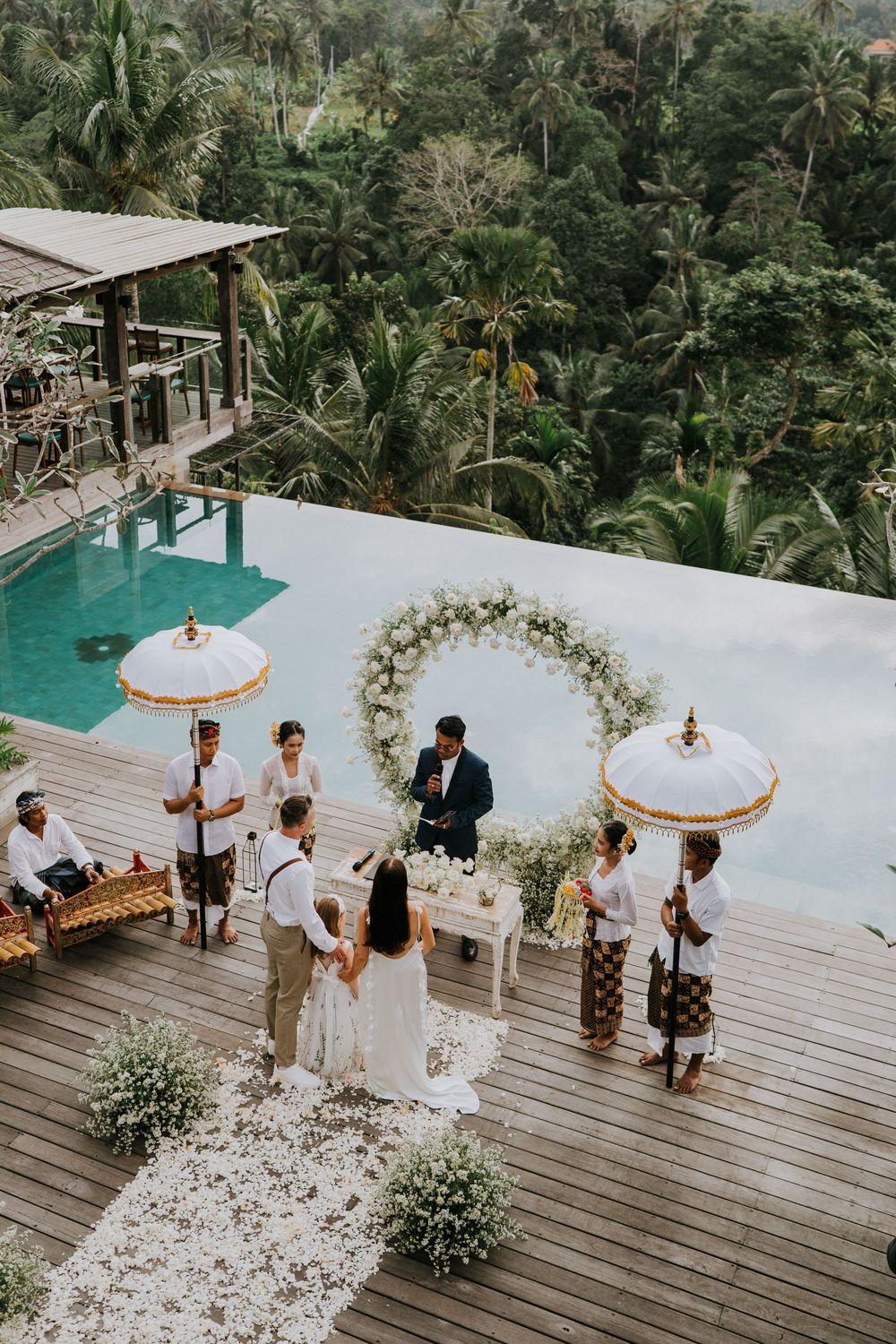 Bali resort wedding photography at Adiwana Bisma Ubud, Bali.
