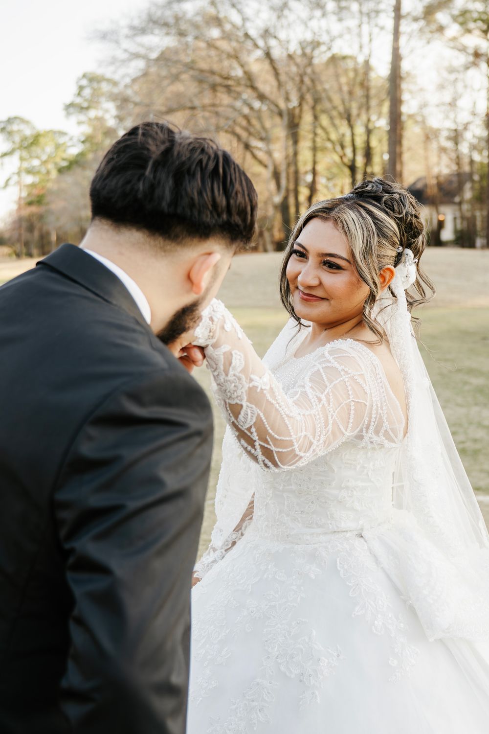 River Landing Clubhouse wedding in Wallace NC with elegant views and romantic moments captured by AKL Photo & Films. Golf Course & lake View