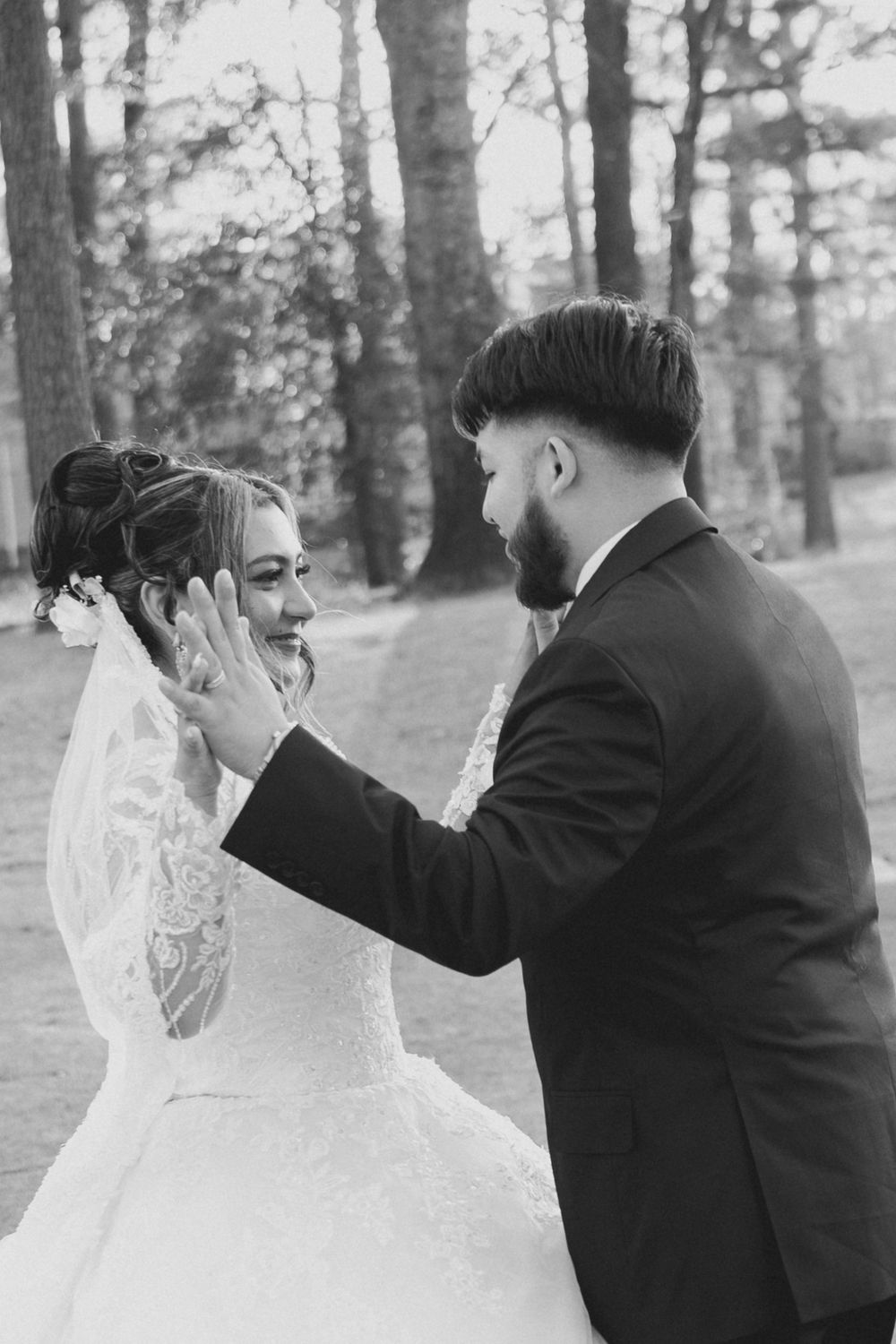 River Landing Clubhouse wedding in Wallace NC with elegant views and romantic moments captured by AKL Photo & Films. Golf Course & lake View