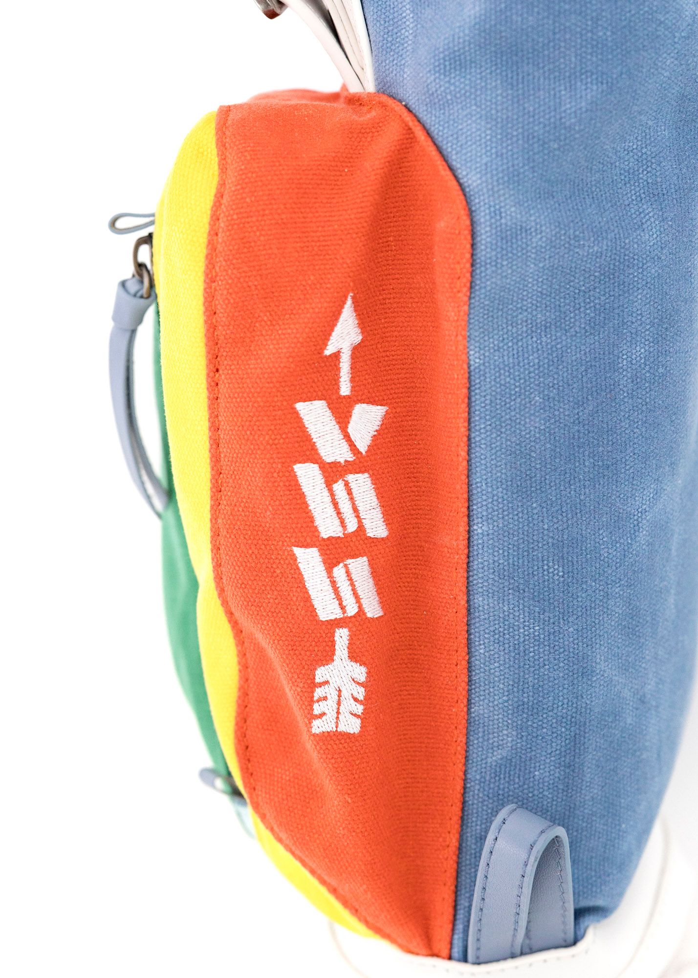 Collaboration golf bag created by Charlie Golf Co and Sugarloaf Social Club logo