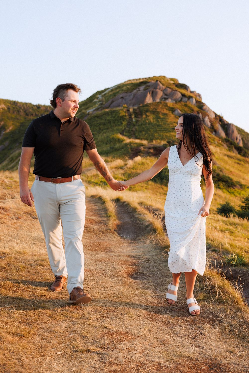 Torbay Point engagement session by Newfoundland documentary style photographer Kaitlyn Yvette