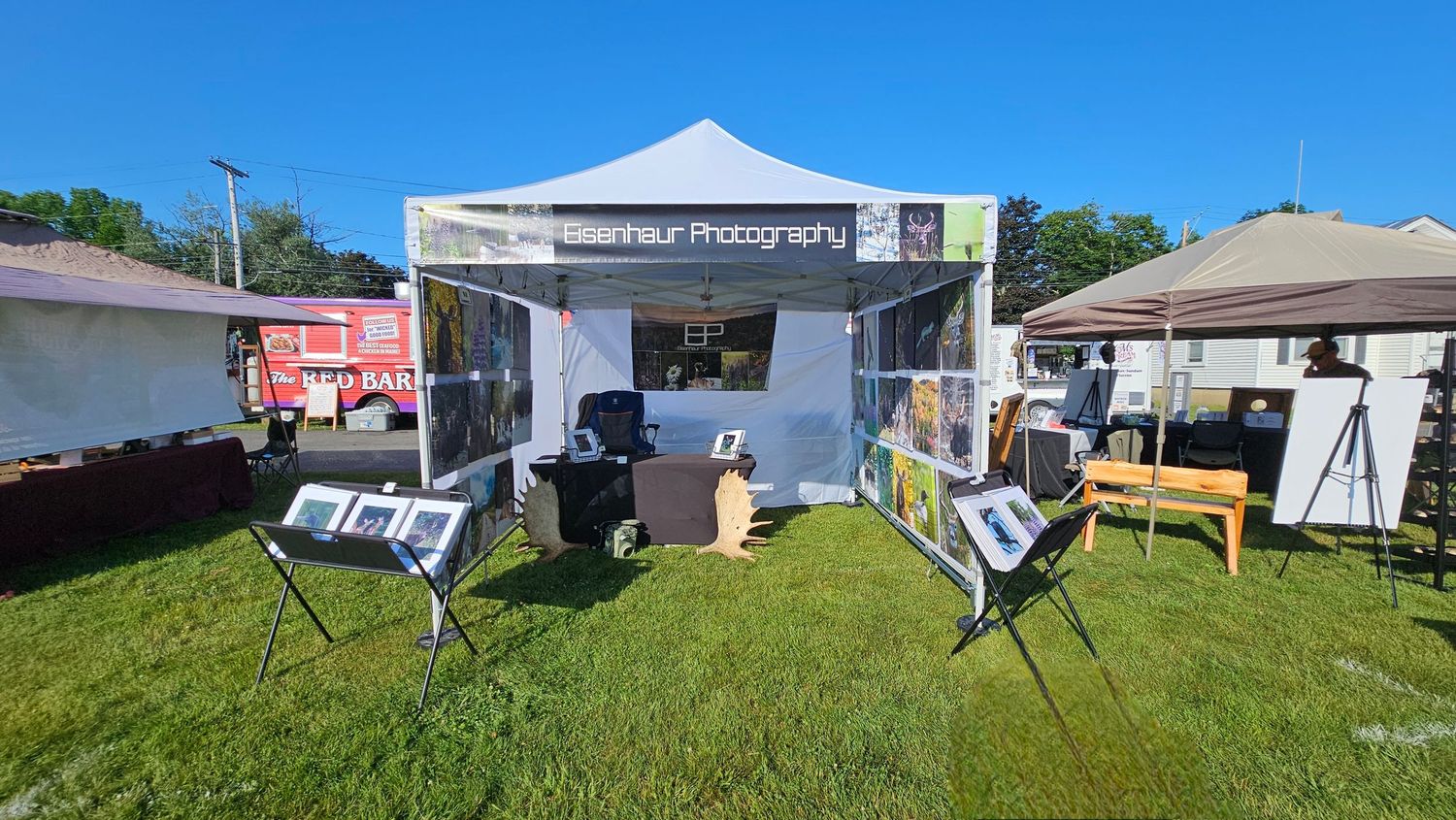 Art Booth Set up
