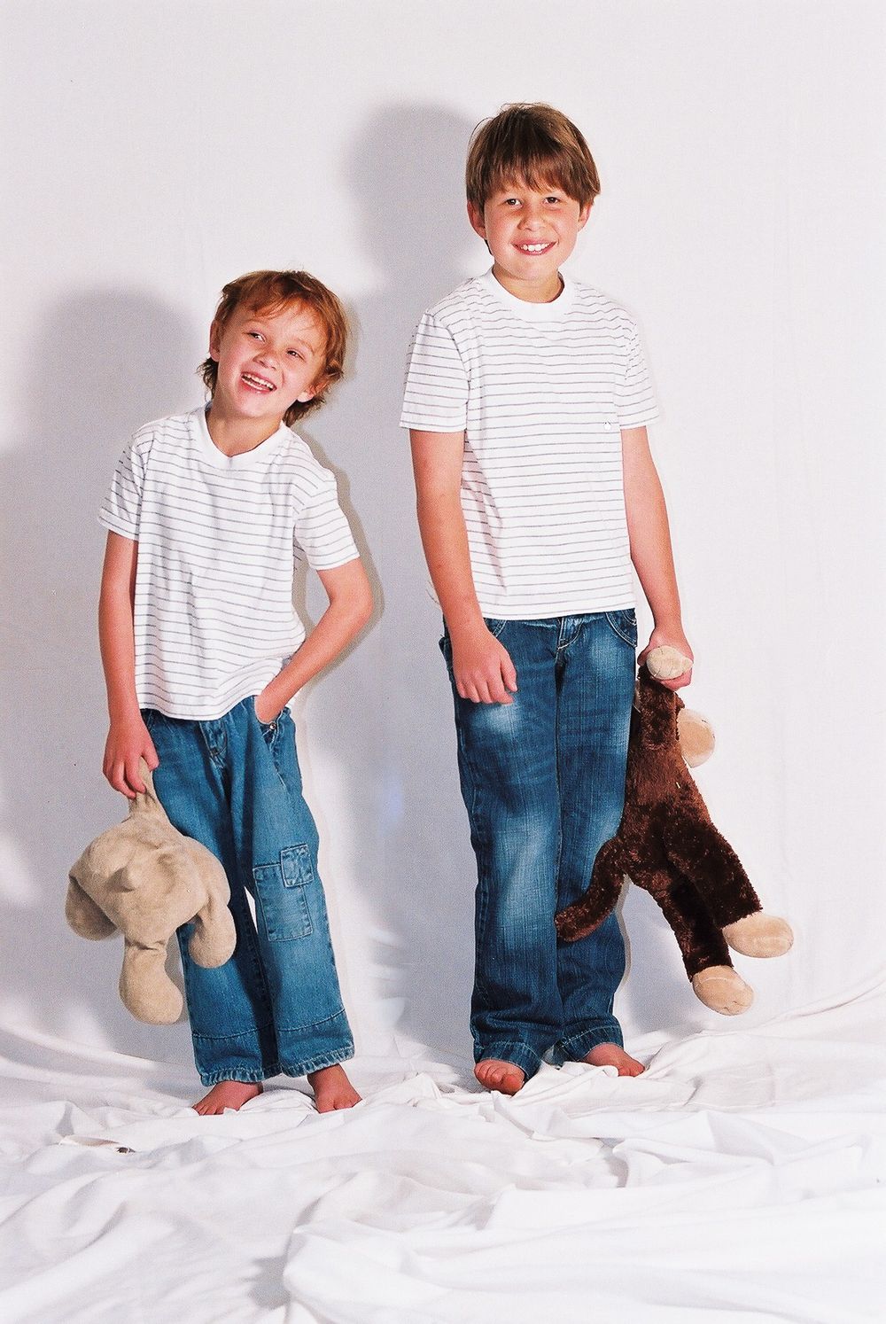 Studio shoot of young boys