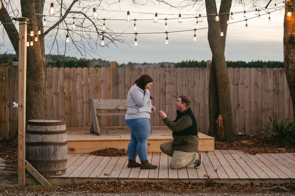 engagement photography in december